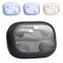 Wireless Couples Earbuds In Ear Stereo Headphones with Transparent Charging Case Noise Canceling Earphones Blue