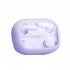 Wireless Couples Earbuds In Ear Stereo Headphones with Transparent Charging Case Noise Canceling Earphones Blue