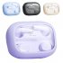 Wireless Couples Earbuds In Ear Stereo Headphones with Transparent Charging Case Noise Canceling Earphones Blue