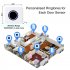 Wireless Doorbell Infrared Human Body Detector Tuya Smart Home Security System Alarm Detector Doorbells US Plug