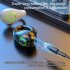 Wireless Ear Clip Bone Conduction Headphone Clip On Open Ear Earbud Workout Cycling Running Hands Free Earphone black