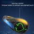 Wireless Ear Clip Bone Conduction Headphone Clip On Open Ear Earbud Workout Cycling Running Hands Free Earphone black