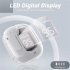 Wireless Earbuds 20H Playtime Earphones LED Digital Display With Charging Case For Smart Phone Computer Laptop black