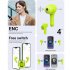 Wireless Earbuds 20H Playtime Earphones LED Digital Display With Charging Case For Smart Phone Computer Laptop black