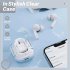 Wireless Earbuds 20H Playtime Earphones LED Digital Display With Charging Case For Smart Phone Computer Laptop black