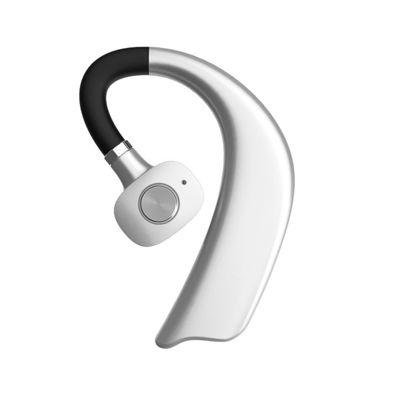 Wireless Earbuds Hanging-Ear HIFI Stereo Headphones 180° Rotation Built-in Mic Earphones Ergonomics Ultra Long Playtime Earphones Noise Reduction For Sports Working Silver with packaging