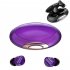Wireless Earbuds Headphones with Sleeping Mode Charging Case Earphones in Ear Earplug Headset Purple