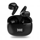 Wireless Earbuds In-Ear Stereo Headphones With Charging Case Waterproof Noise Canceling Earphones For Sports Gaming black