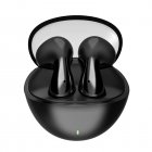 Wireless Earbuds Noise Reduction Ultra-long Playtime Earphones With Mic Transparent Charging Case For Cell Phone Computer Laptop Sports black