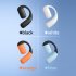 Wireless Earbuds Noise Canceling Open Ear Headset Air Conduction 180  Adjustable Earbuds with Battery Time 30 Hours Black