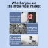 Wireless Earbuds Noise Canceling Open Ear Headset Air Conduction 180  Adjustable Earbuds with Battery Time 30 Hours Black