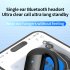 Wireless Earbuds Noise Canceling Open Ear Headset Air Conduction 180  Adjustable Earbuds with Battery Time 30 Hours Blue