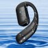 Wireless Earbuds Noise Canceling Open Ear Headset Air Conduction 180  Adjustable Earbuds with Battery Time 30 Hours Blue