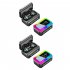 Wireless Earbuds RGB Lighting Headphones Temperature Humidity Clock Display Earphones For Cell Phone Gaming Computer Laptop GQ05 temperature display