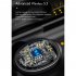 Wireless Earbuds RGB Lighting Headphones Temperature Humidity Clock Display Earphones For Cell Phone Gaming Computer Laptop GQ05 temperature display