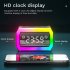 Wireless Earbuds RGB Lighting Headphones Temperature Humidity Clock Display Earphones For Cell Phone Gaming Computer Laptop GQ05 temperature display