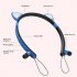 Wireless Earbuds Sweatproof Noise Canceling Earphones Glowing Cartoon Cat Ears Hair Band Headset For Smart Phone Computer Laptop sky blue cat ears glowing