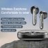 Wireless Earbuds With Transparent Charging Case Clear Call Gaming Headphones Touch Control Earphones For Laptop TV Computer Phone S5 fully transparent