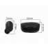 Wireless Earphone A6s Bluetooth 5 0 TWS Wireless Sports Headphones for Xiaomi Redmi Airdots A6S black