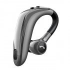 Wireless Earphone Bluetooth 5.0 Headset Long Standby Business Driving Hanging Ear Headset IPX4 Waterproof Sports Headphone Gun-color