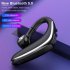 Wireless Earphone Bluetooth 5 0 Headset Long Standby Business Driving Hanging Ear Headset IPX4 Waterproof Sports Headphone Gun color