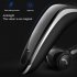 Wireless Earphone Bluetooth 5 0 Headset Long Standby Business Driving Hanging Ear Headset IPX4 Waterproof Sports Headphone blue