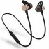 Wireless Earphone Heavy Bass Ly11 Metal Head Magnetic Noodle Line Sports Surround Wireless Bluetooth Headset Black