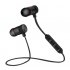 Wireless Earphone Heavy Bass Ly11 Metal Head Magnetic Noodle Line Sports Surround Wireless Bluetooth Headset Black