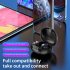 Wireless Earphone With Digital Display Charging Case Touch Control Bluetooth Headphones Noise Cancelling Earbuds black