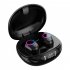 Wireless Earphone With Digital Display Charging Case Touch Control Bluetooth Headphones Noise Cancelling Earbuds black