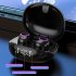 Wireless Earphone With Digital Display Charging Case Touch Control Bluetooth Headphones Noise Cancelling Earbuds black