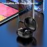 Wireless Earphone With Digital Display Charging Case Touch Control Bluetooth Headphones Noise Cancelling Earbuds black