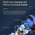 Wireless Earphone With Digital Display Charging Case Touch Control Bluetooth Headphones Noise Cancelling Earbuds black