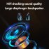 Wireless Earphones Clip On Open Ear Bone Conduction Headphones Sport HiFi Sound Quality Waterproof Headset For Running Cycling black