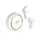 Wireless Earphones Stereo Sound With Charging Case Low Latency Headphones For Smart Phone Computer Laptop White