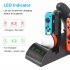Wireless Game Controller Base Gamepad 8 in 1 Charger Base for Switch Joy Con 19035 with US regulations adaptor