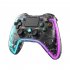 Wireless Game Controller RGB Luminous Bluetooth Gamepad for Ps4 Android iOS Switch P4 Luminous Handle