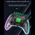Wireless Game Controller RGB Luminous Bluetooth Gamepad for Ps4 Android iOS Switch P4 Luminous Handle