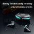 Wireless Gaming Headset Tws Bluetooth 5 1 Earbuds Ultra Low Latency With Microphone For Games black