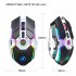 Wireless Gaming Mouse 2 4G USB Cordless Computer Mice 7 Buttons Silent Click Mouse 800 1600 2400 DPI For Laptop IPad PC black
