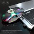 Wireless Gaming Mouse 2 4G USB Cordless Computer Mice 7 Buttons Silent Click Mouse 800 1600 2400 DPI For Laptop IPad PC black