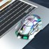Wireless Gaming Mouse 2 4G USB Cordless Computer Mice 7 Buttons Silent Click Mouse 800 1600 2400 DPI For Laptop IPad PC black