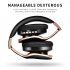 Wireless Headphones Bluetooth Headset Foldable Stereo Headphone Gaming Earphones Support TF Card with Mic for PC All Phone Mp3 black