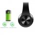 Wireless Headphones Bluetooth Headset Foldable Headphone Adjustable Earphones with Microphone for PC Mobile Phone Mp3 Green white