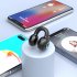 Wireless Headphones Ear Clip Headset Bone Conduction Headphone Stereo External Audio For Business Sports black  bag 