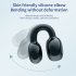 Wireless Headphones Ear Clip Headset Bone Conduction Headphone Stereo External Audio For Business Sports black  bag 