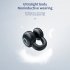 Wireless Headphones Ear Clip Headset Bone Conduction Headphone Stereo External Audio For Business Sports black  bag 