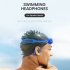Wireless Headphones Headband Bone Conduction Earphones Clear Sound Calling Headphones Waterproof Earbuds With 8GB Memory For Jogging Workout Running Hiking blac