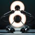 Wireless Headphones Neck Band Earphones Clear Sound Calling Headphones Magnetic Ultra Long Playtime Earbuds Red