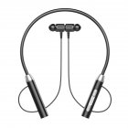 Wireless Headphones Neck Cable Magnetic Earbuds Clear Sound Calling Headphones For Jogging Workout Running Hiking black
